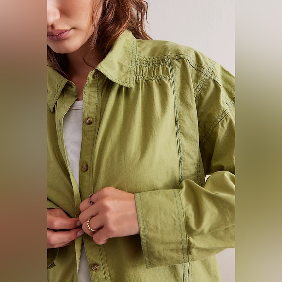 NEW Free People We The Free Garden State Shirt - Picture 4 of 12